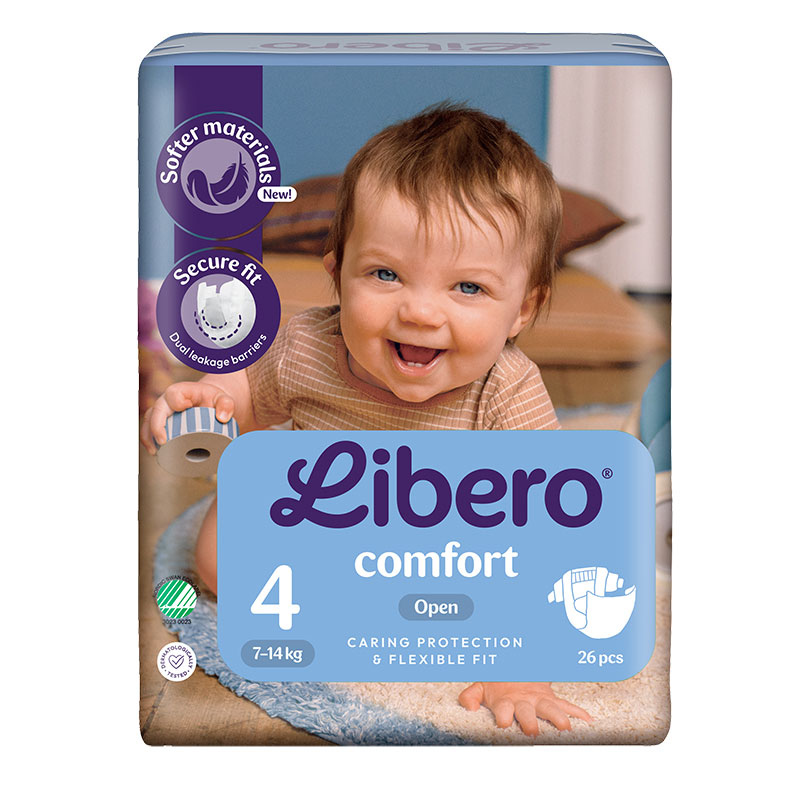 Libero Comfort Fit - Kinderwindeln Gr. 4 Maxi 7-11Kg