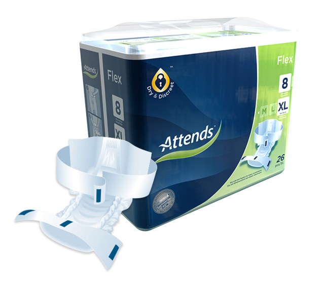 Attends Flex 8 Inkontinenzslip, Extra-Large