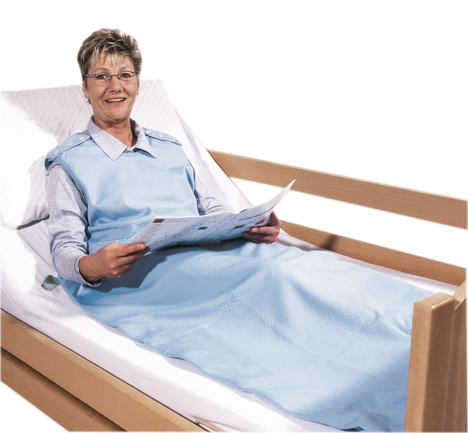 Suprima Bett-Schlafsack - für Damen und Herren - Farbe: bleu - 4693