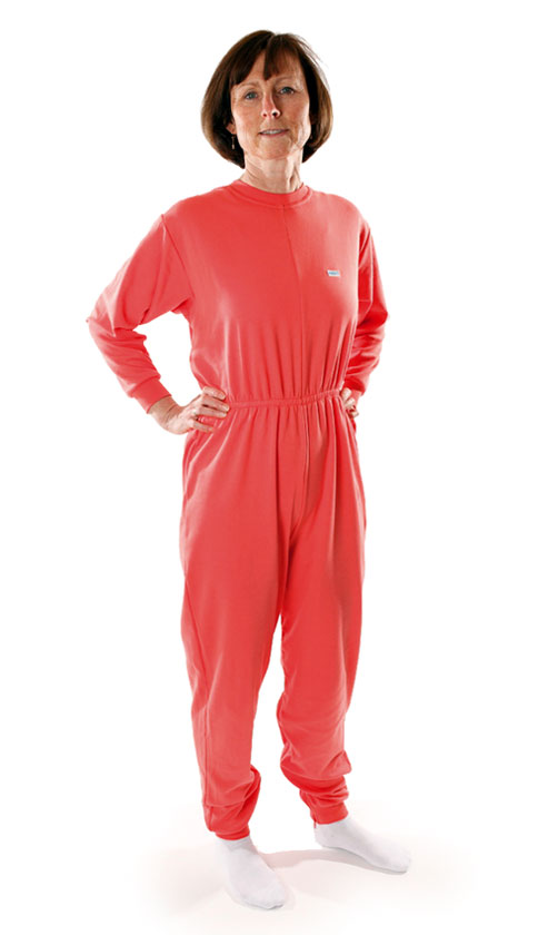 Overall aus Jersey lange Beine - rot
