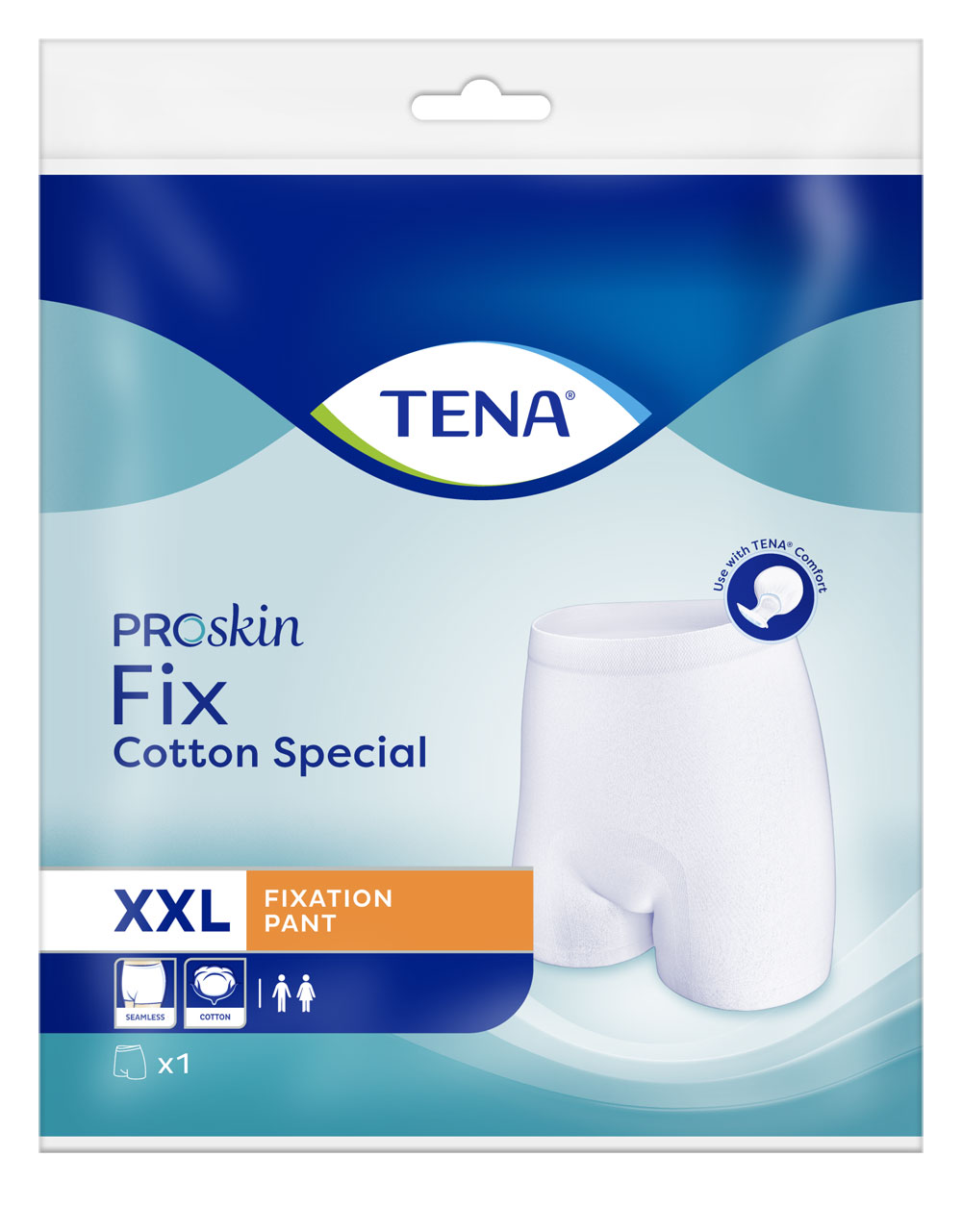 TENA Fix Cotton Special - hochwertige unterwäscheartige Fixierhose XXL