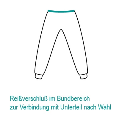 CAREWEAR Pflegeoverall - 2 teilig - konfigurierbar - Farben & Ausführung
