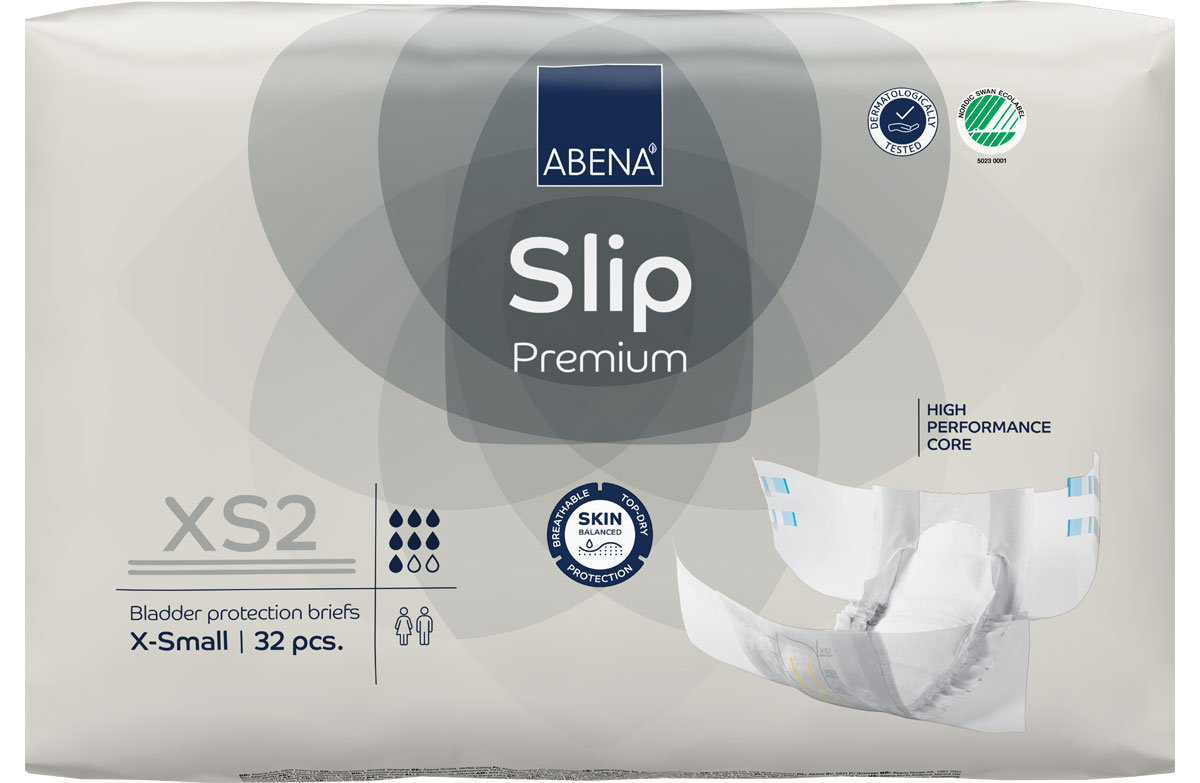 ABENA Slip Premium Gr. XS2 - atmungsaktive Windeln  (32 St Einzelpack)