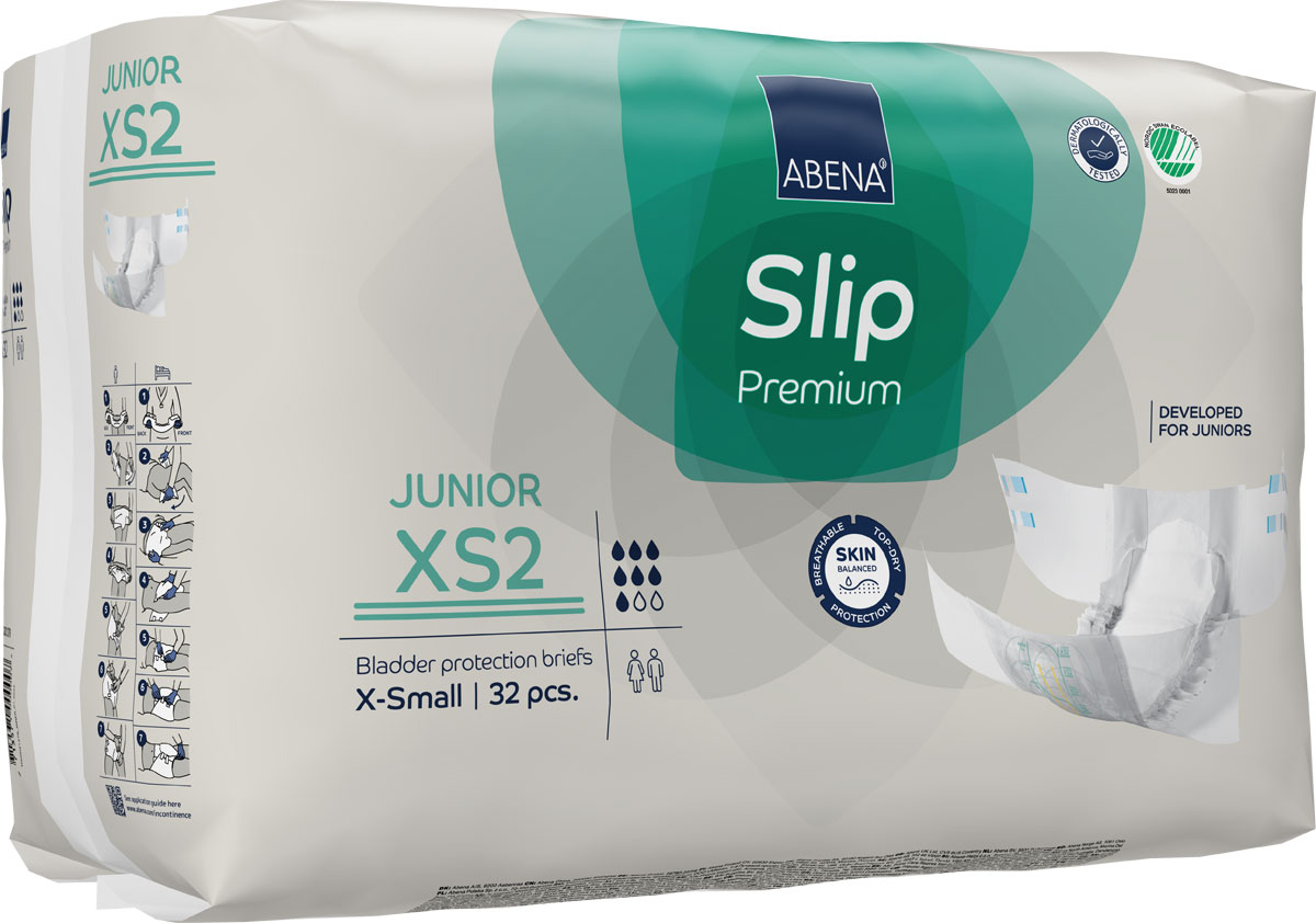 ABENA Slip JUNIOR (Premium XS2) - Windeln für Kinder ab 5 Jahre, 32 Stück Pack