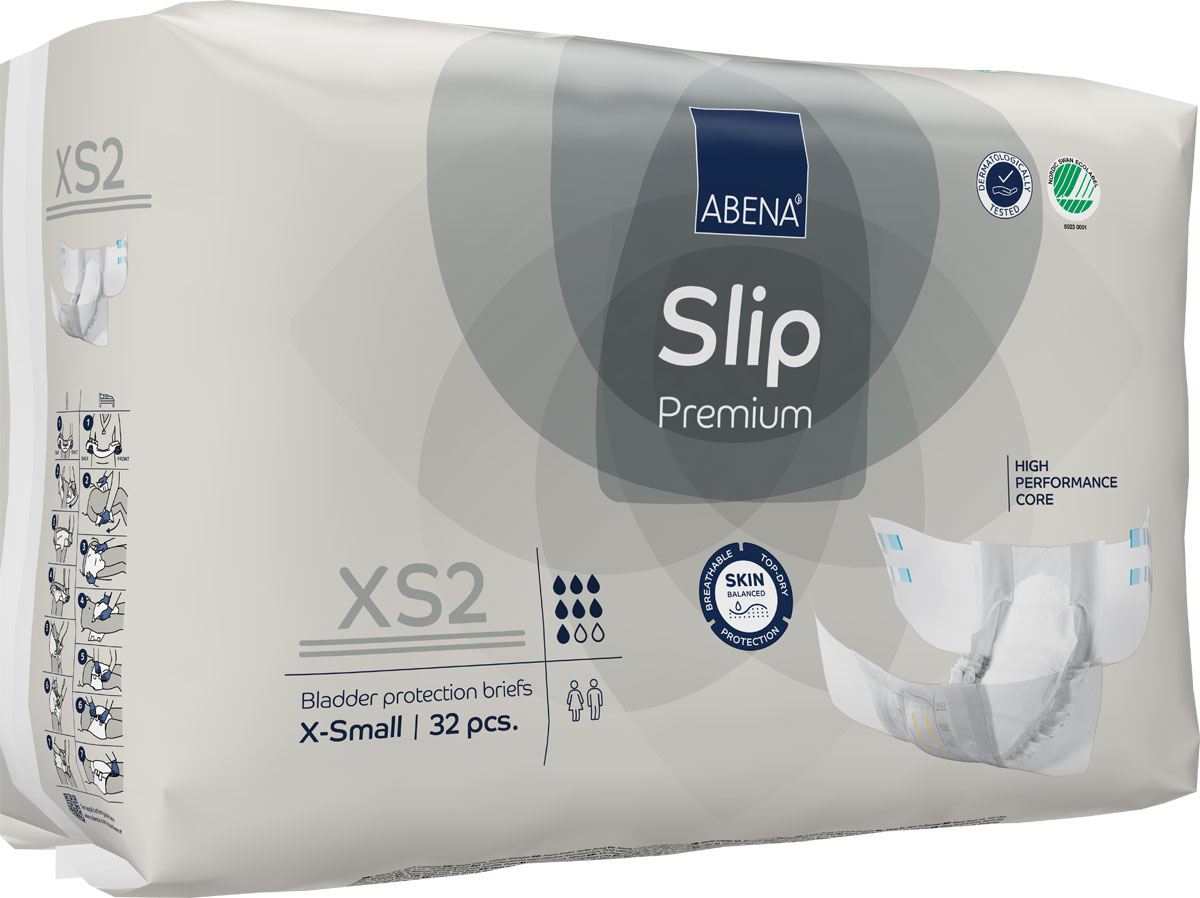 ABENA Slip Premium Gr. XS2 - atmungsaktive Windeln  (32 St Einzelpack)