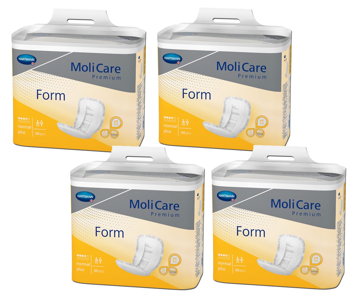 HARTMANN MoliCare® Premium Form NORMAL PLUS 4 Tr. (Inkontinenzvorlage) - 4x30 Stück