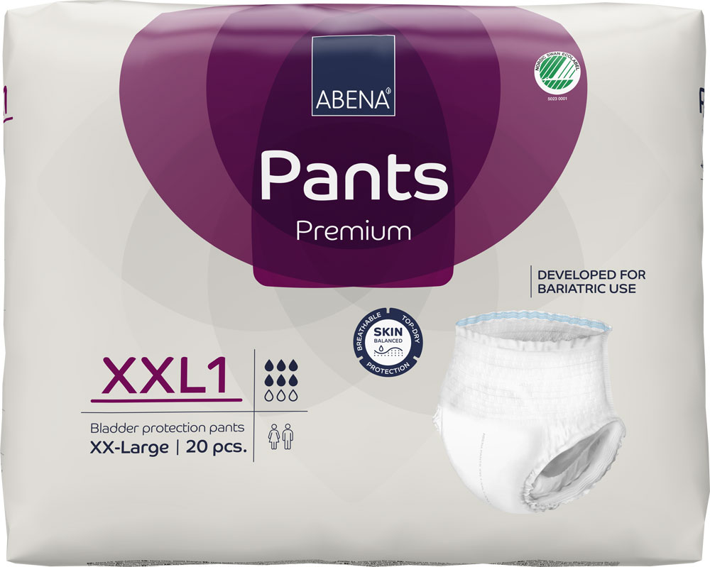 ABENA Pants Premium XXL1 Bariatric - Hüftumfang 153-203 cm - 4x20 (80 Stück)