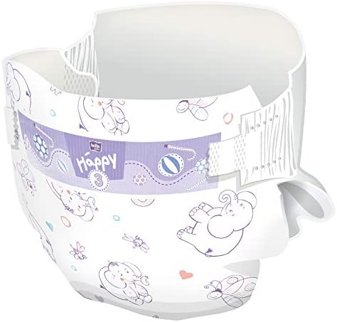 Bella Happy COMFORT Windel BOX - MIDI Gr. 3 (5-9kg) - 144 Stück