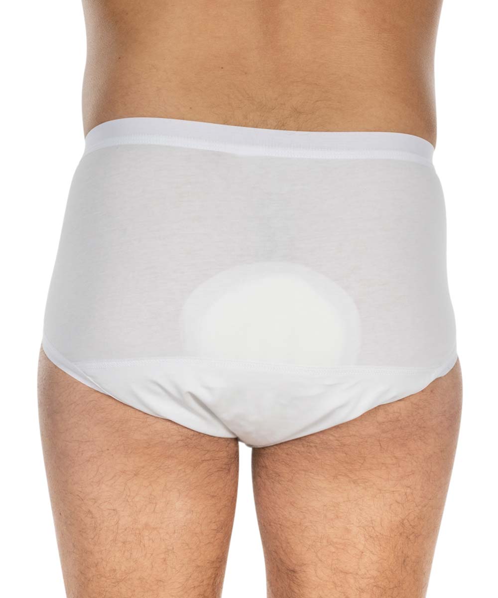 Suprima Herren-Baumwollslip mit Nässeschutz - Schlupfform 1242