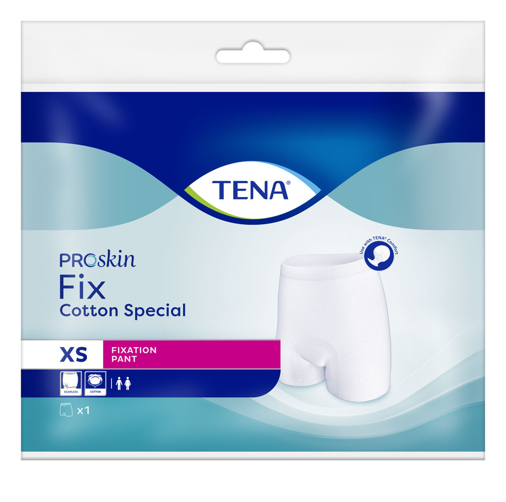 TENA Fix Cotton Special - hochwertige unterwäscheartige Fixierhose XS
