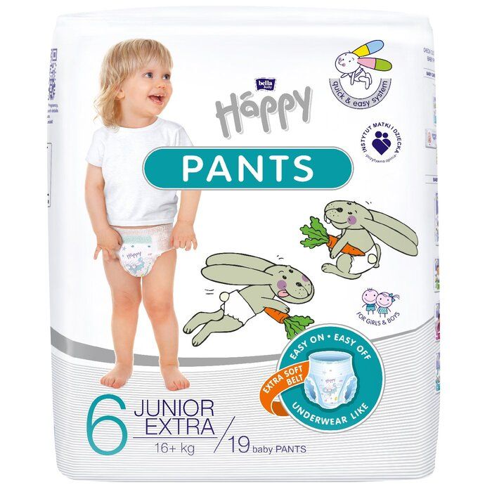 Bella Happy PANTS - Gr. 6 Junior Extra 16+ kg - 19 Stück Packung