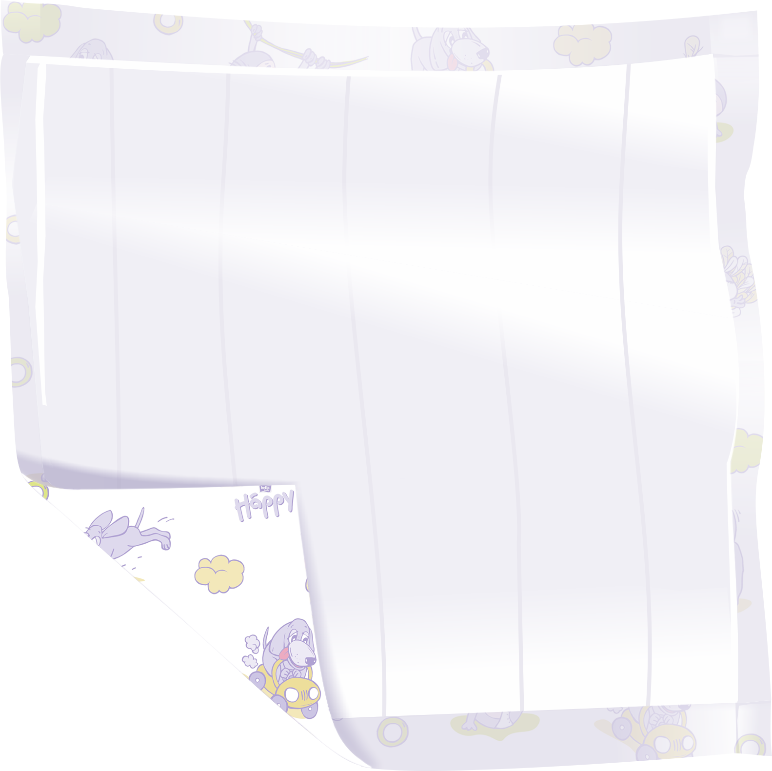 Bella Happy Baby Wickelunterlagen XL - 90x60cm (10er Pack)