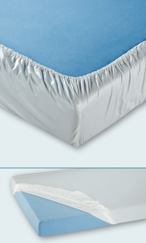 suprima Spannbetttuch-PVC 3066, weiß, 100 x 200 cm