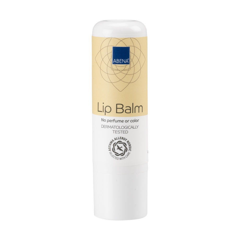 ABENA Lip Balm - Lippenpflegestift ohne Farbstoff und Parfüm, 4,8 g