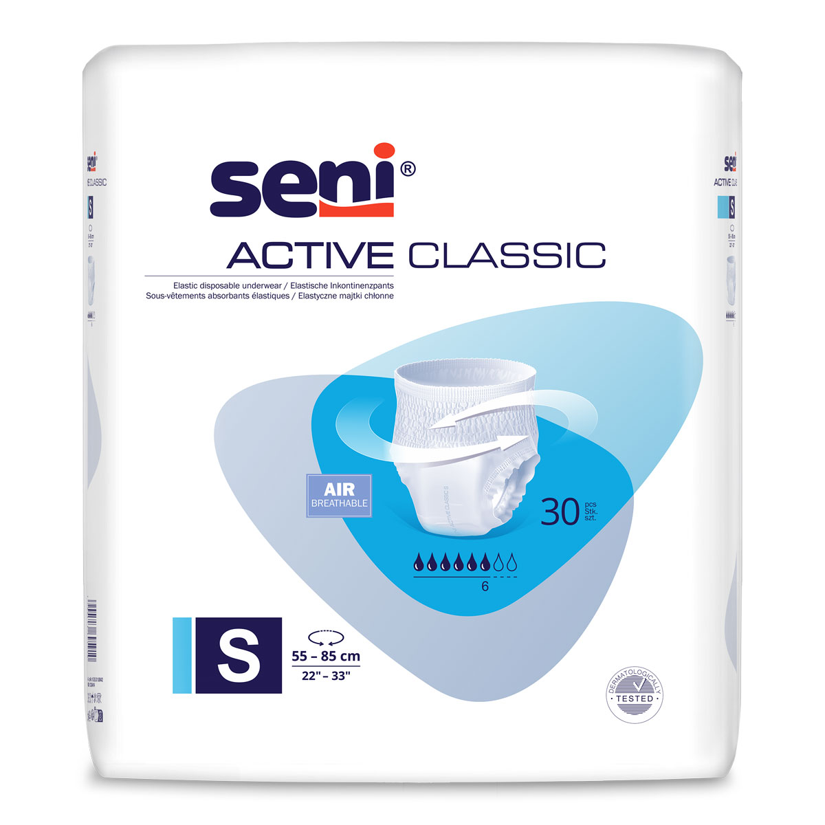 SENI Active CLASSIC Inkontinenzslip Gr. SMALL (3x30 St. Karton)