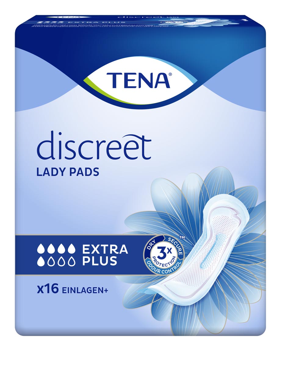 TENA Lady Discreet - EXTRA PLUS - Einlagen (6x16 Stück)