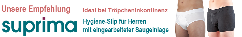 Suprima Hygiene-Slip für den Mann Unsere Empfehlung für den Herren