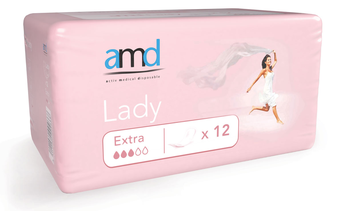 AMD LADY Extra - Urin Inkontinenzeinlagen für Frauen - 350ml