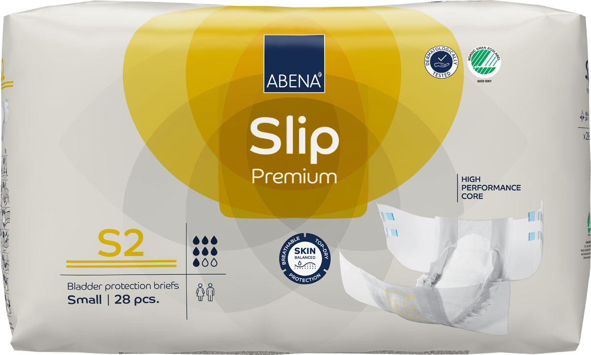ABENA Slip Premium Gr. S2 - Inkontinenzwindeln  (3x28 Stück)