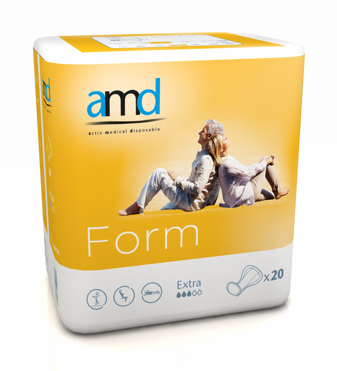 AMD Form - (EXTRA) anatomische Vorlagen - 20 Stück Packung