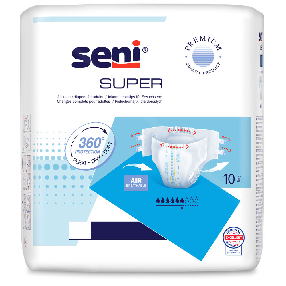 SENI Super - Premium Windeln - S | M | L | XL