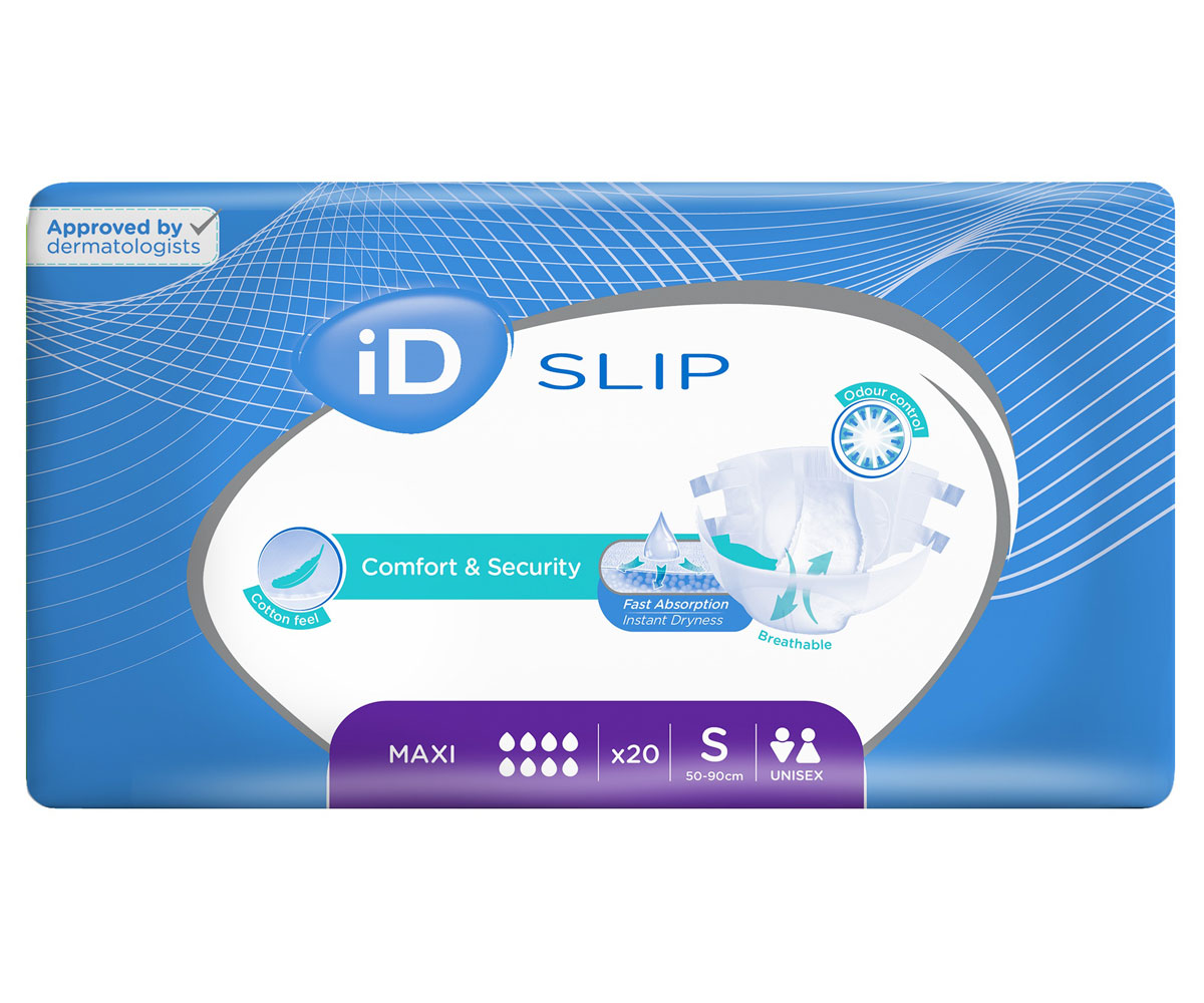 iD Slip MAXI - Inkontinenzwindeln - Gr. Small (S) - 20 St. Packung