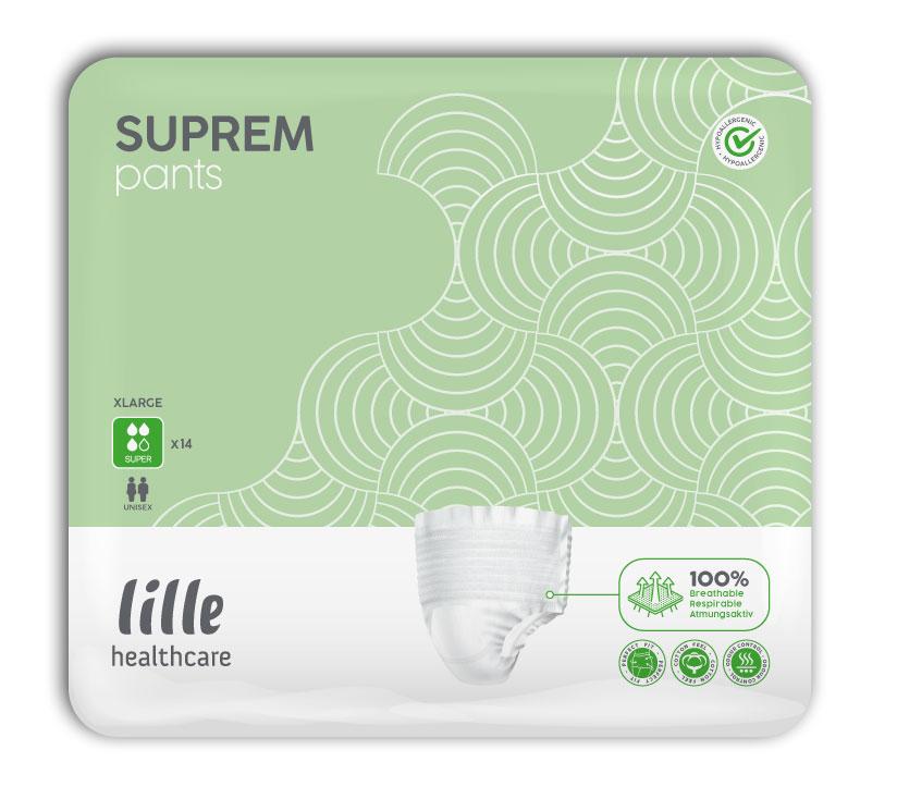 LILLE Suprem Pants - SUPER - (Inkontinenzslip) Gr. Extra Large 14 Stück Einzelpack