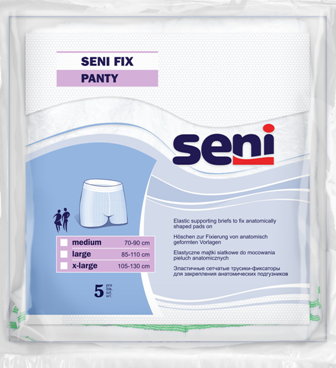SENI FIX PANTY - Fixierhöschen, 5 Stück im Pack - Medium (M)