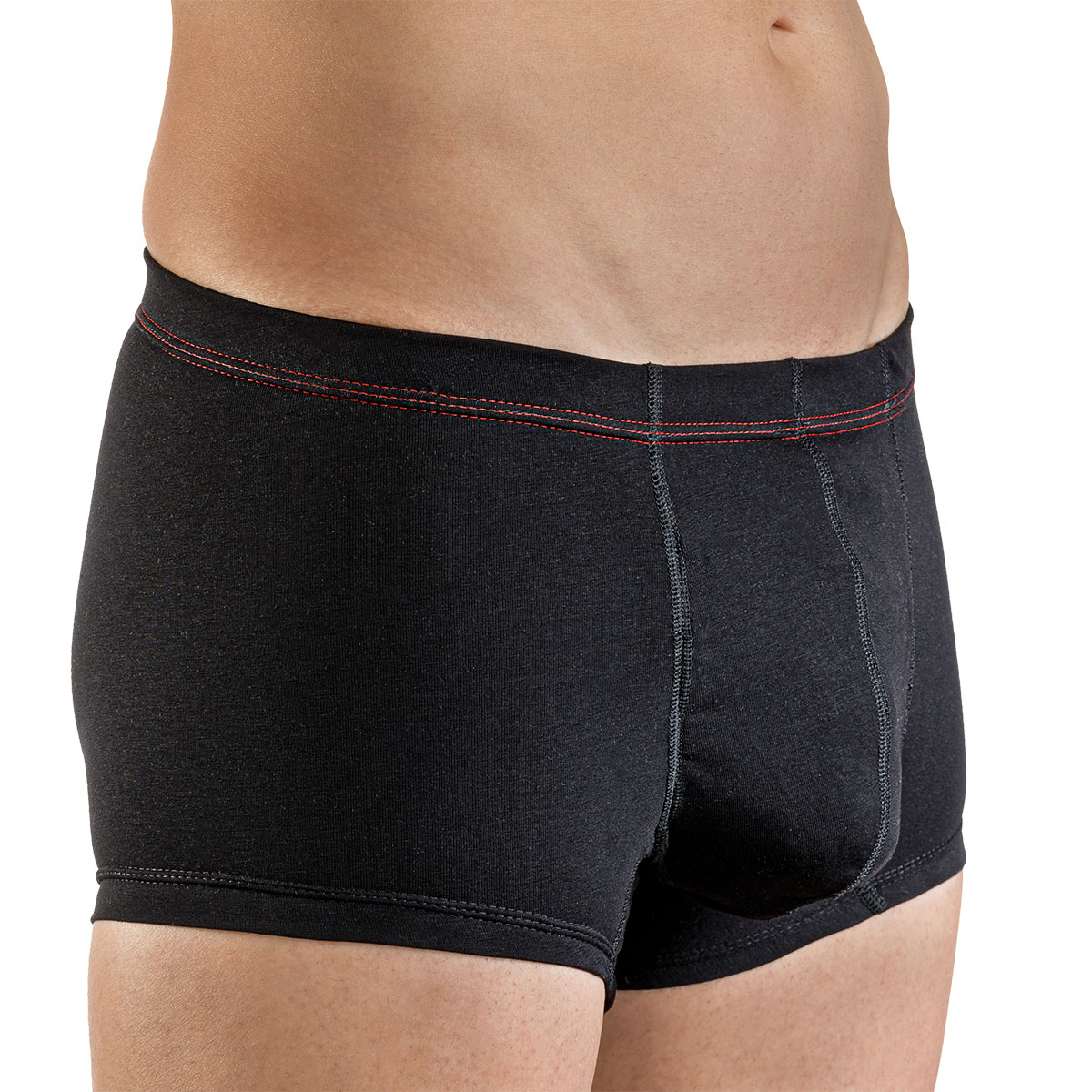 Suprima Bodyguard new life Shorts - Herren-Slip mit integrierter Saugeinlage - 7 schwarz
