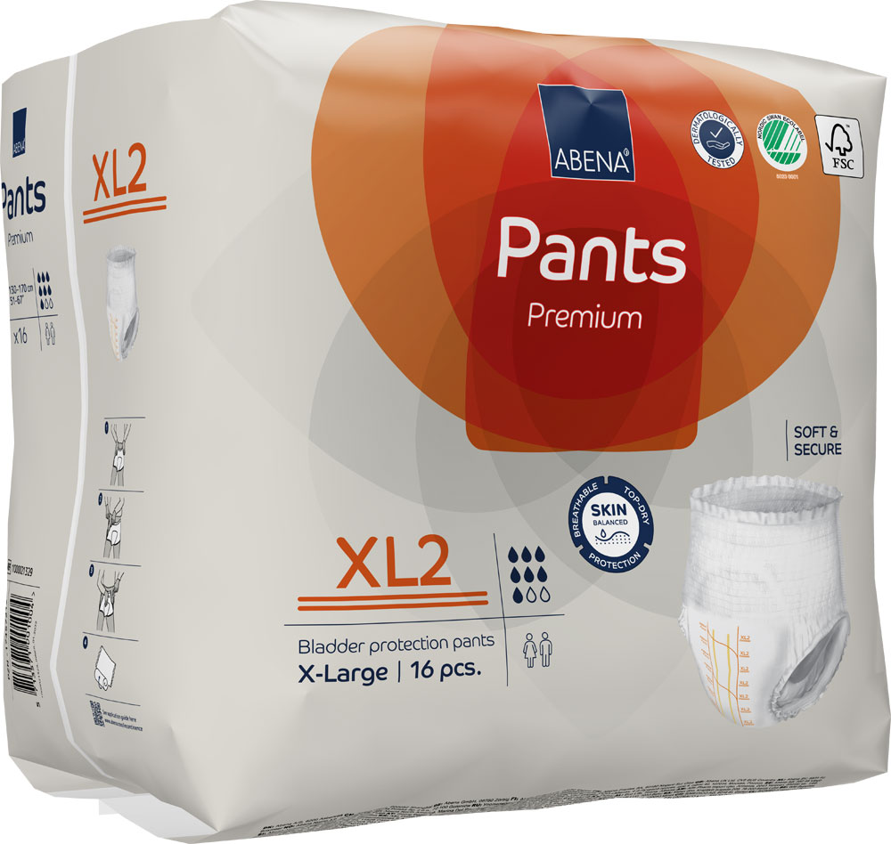 ABENA Pants Premium X-Large (XL2) Saugstärke 2 - 16 St. Packung