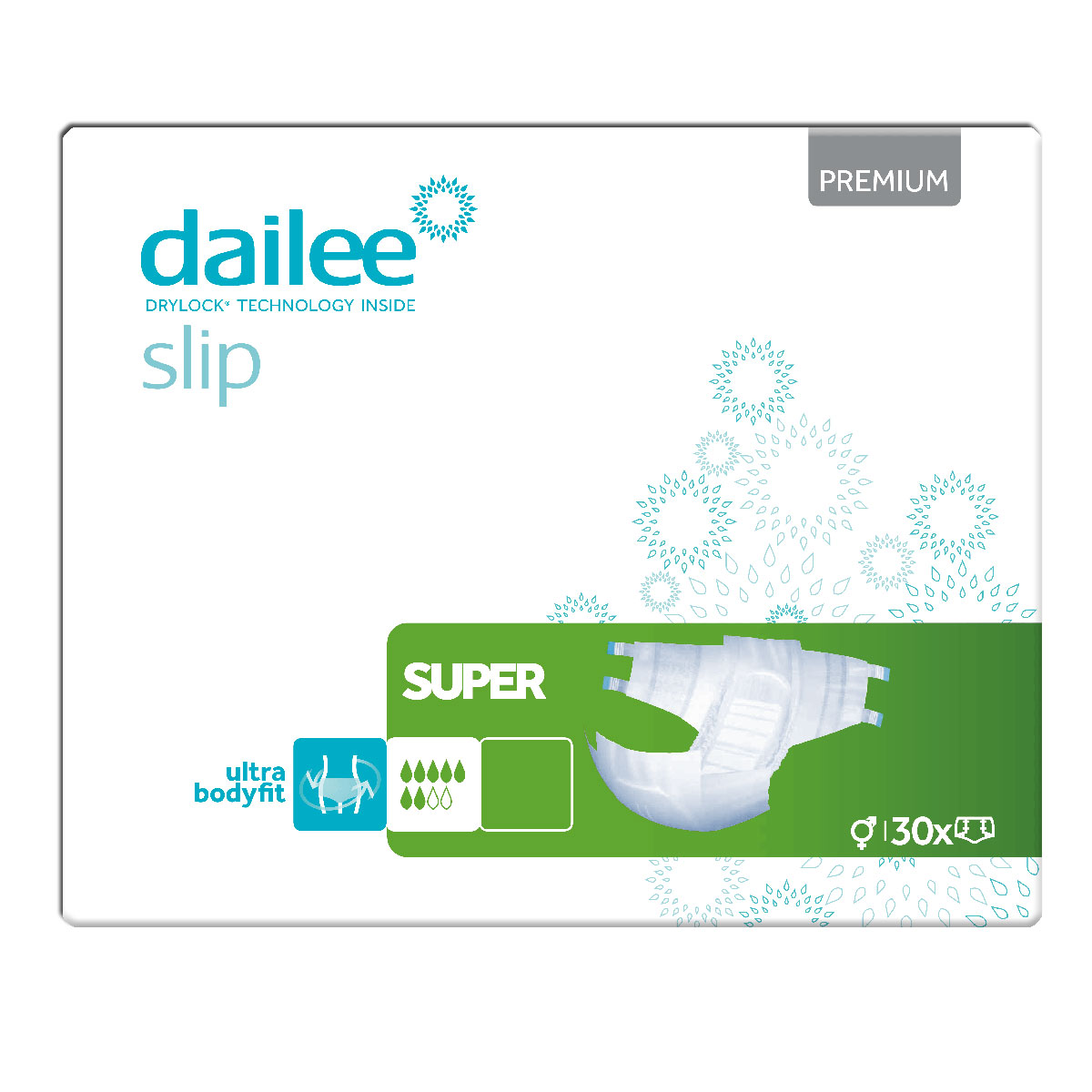 Dailee Slip Premium Super | Medium (M) | 30 Stück Packung
