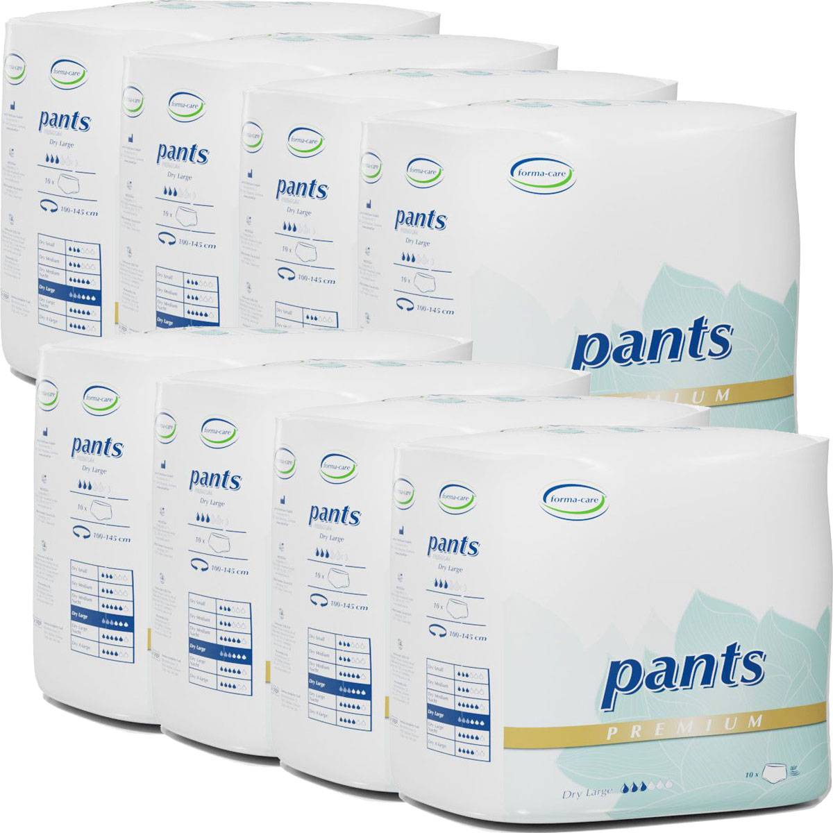 Forma-Care Pants - Premium Dry - Large (L1) - 8x10 Stück