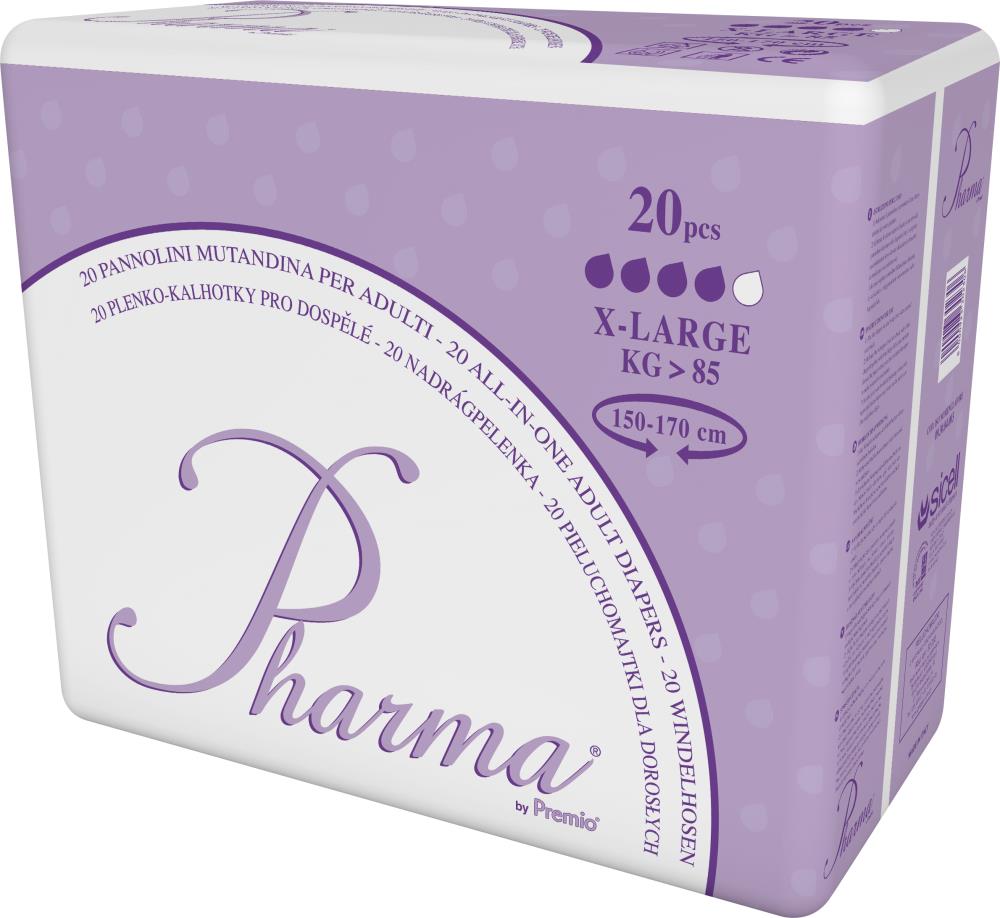 Pharma Slip - Windeln mit Außenfolie - X-Large Pharma Slip - Windeln mit Folie - Gr. XL - 20 Stück Packung