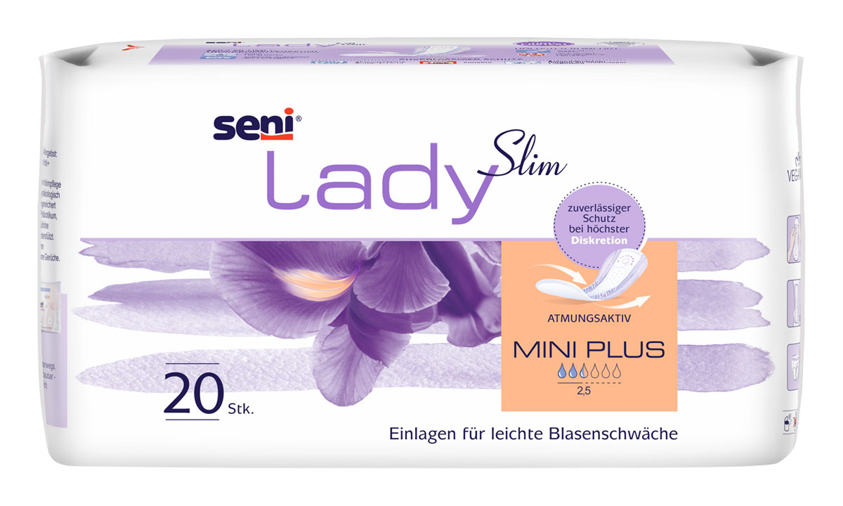 SENI Lady Slim MINI PLUS - 300ml Saugleistung - 30 x 20 Stück