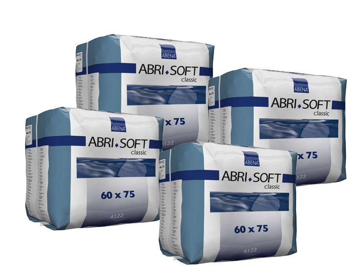 ABENA Abri-Soft CLASSIC Betteinlagen 60 x 75cm - 4x30 (120) Stück