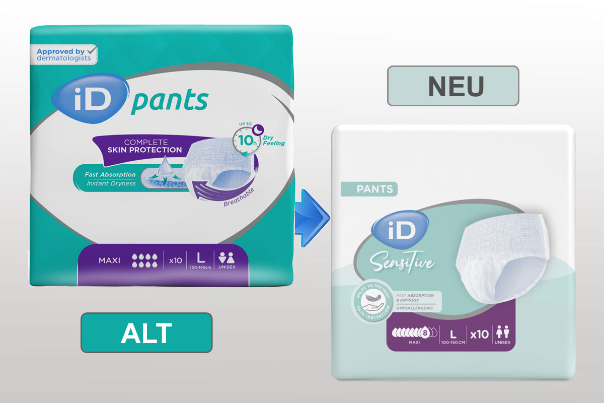 ID Pants Produktumstellung