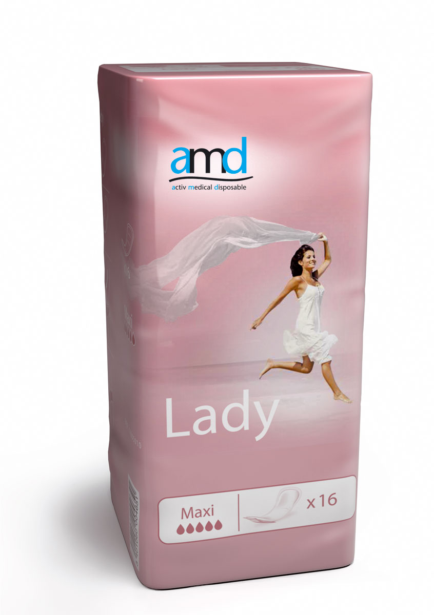 AMD LADY Maxi - Urin Inkontinenzeinlagen für Frauen - 800ml