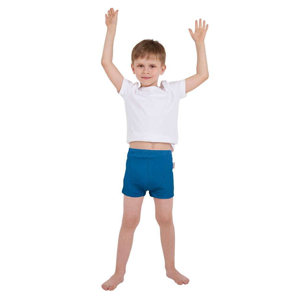 Kiwisto Kids "ActivePants V2" - Inkontinenz Shorts für Kinder - Gr. XXXS - blau