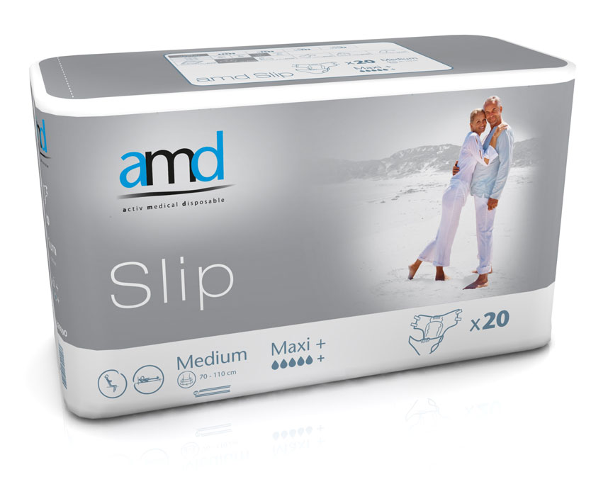 AMD SLIP - (MAXI PLUS) - Inkontinenzwindeln - Gr. Medium (M) - 20 Stück