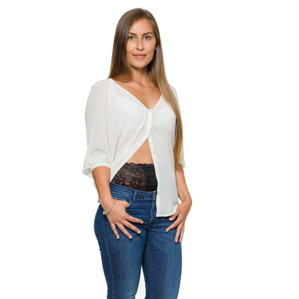 Suprima Stomagürtel mit Spitze für Damen (Tasche in Hautfarbe) 7801