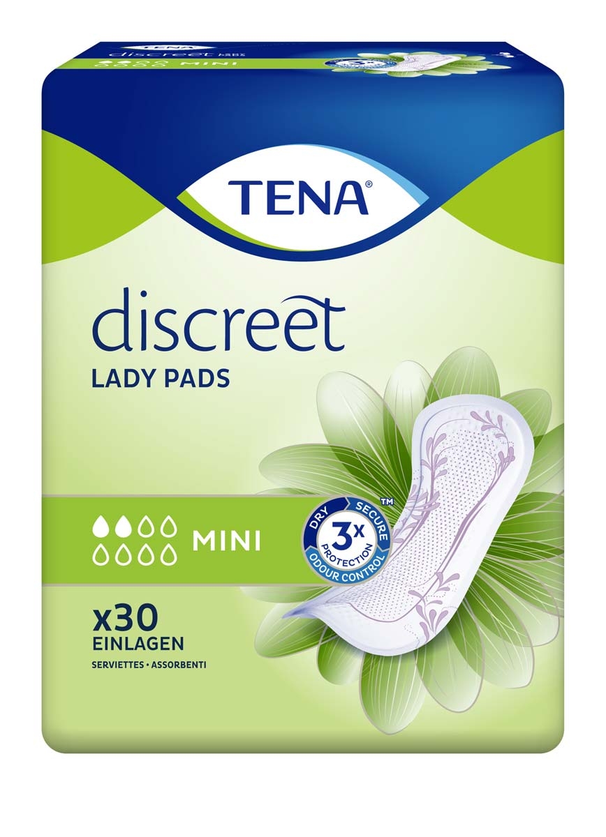 TENA Lady Discreet - MINI - Einlagen (6x30 Stück)