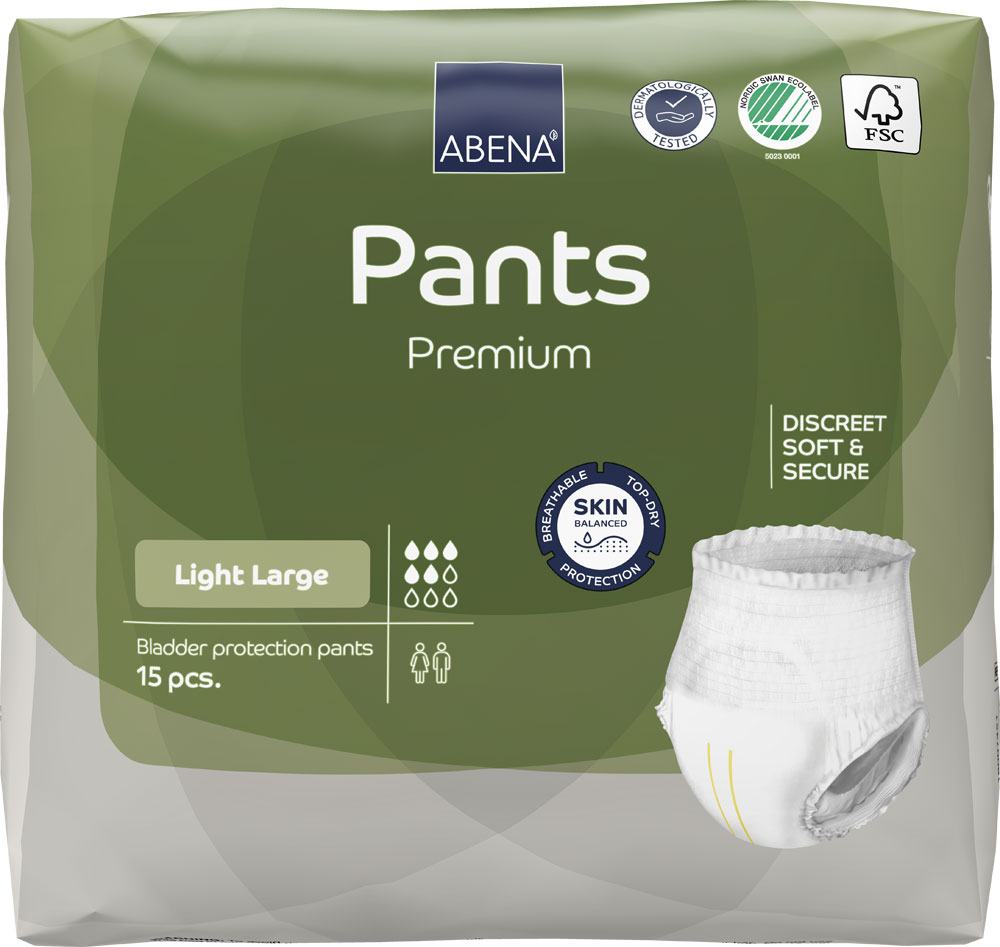 ABENA Pants Light - Einweghosen Gr. Large (L0) - 15 St. Packung