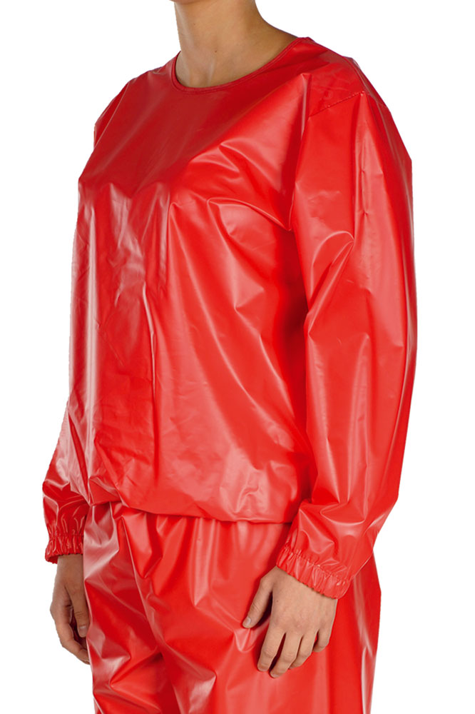 Suprima PVC-Schlafanzug, nur Oberteil - No. 9611 XL rot