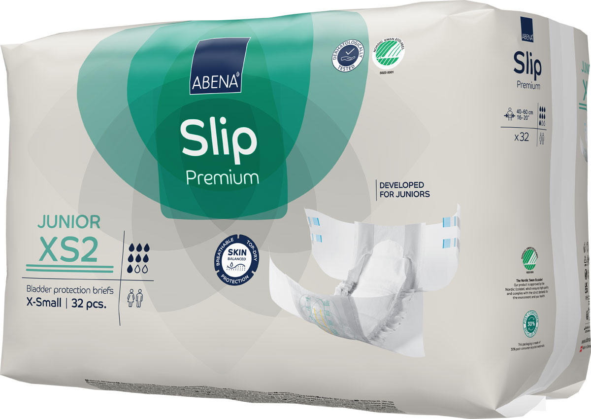 ABENA Slip JUNIOR XS2 Premium - Windeln für Kinder ab 5 Jahre (4x 32 Stück)