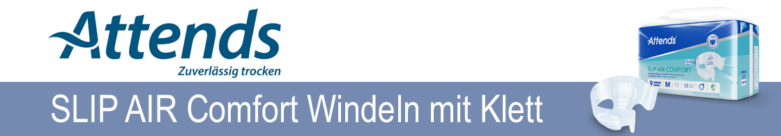 ATTENDS Slip AIR Comfort - Inkontinenzwindeln ATTENDS Slip AIR Comfort - Inkontinenzwindeln