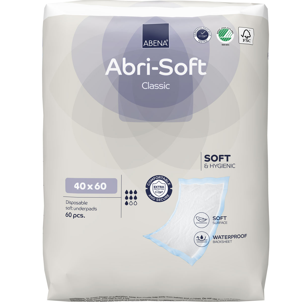 Bettschutzeinlage Abri Soft Classic 40x60cm Einzelpack