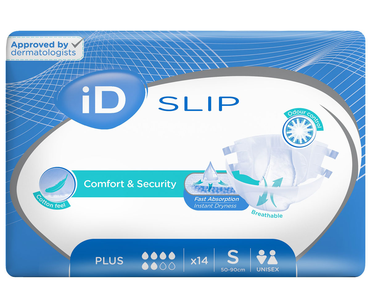 iD Slip PLUS - Inkontinenzwindeln - Gr. Small (S) - 14 St. Packung
