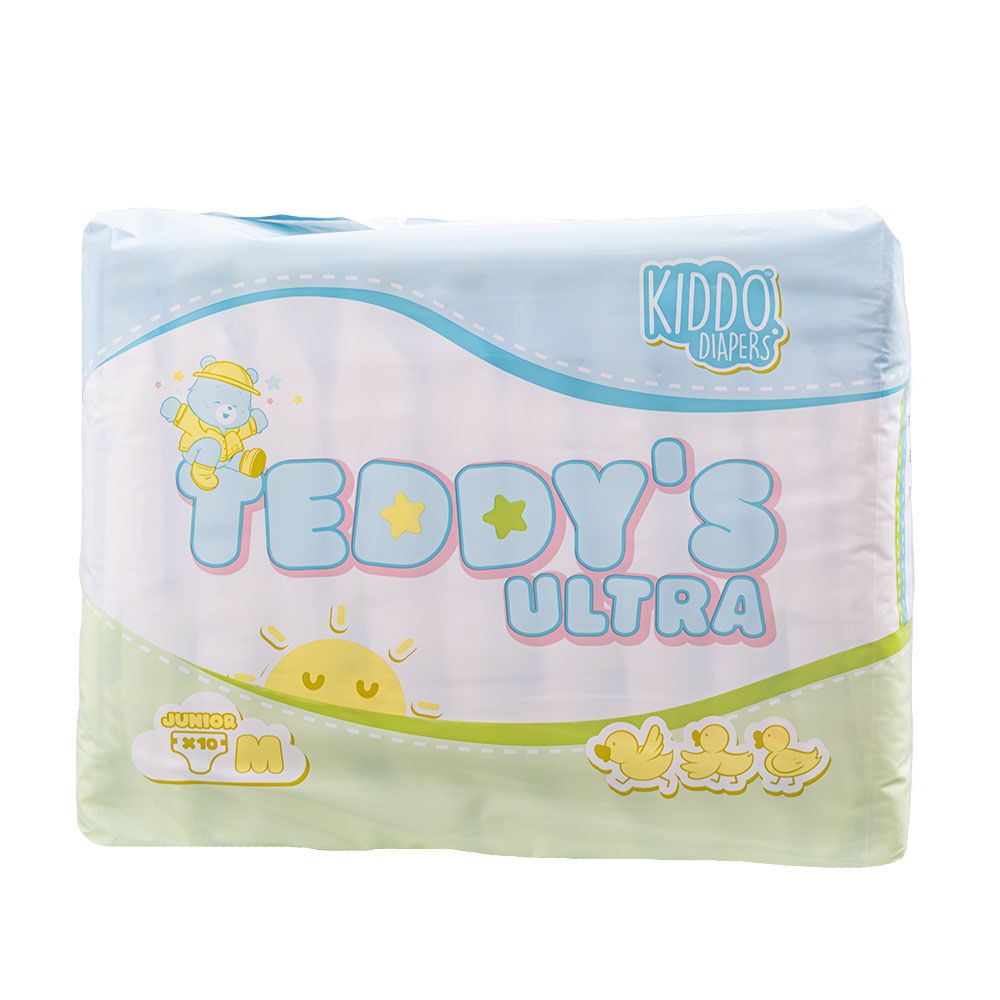 Kiddo Teddy's ultra - bunte Erwachsenenwindel - Cotton Feel - Medium (M)