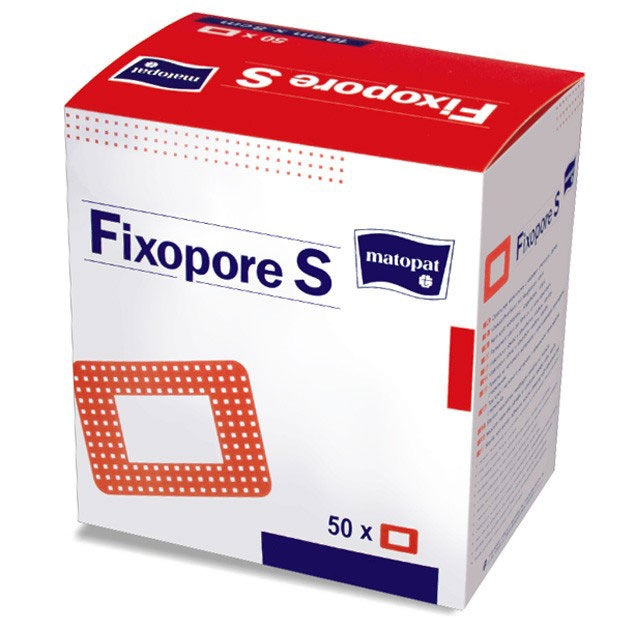 Fixopore S - Vliesverband mit Saugkissen - Größe 10cm x 6cm