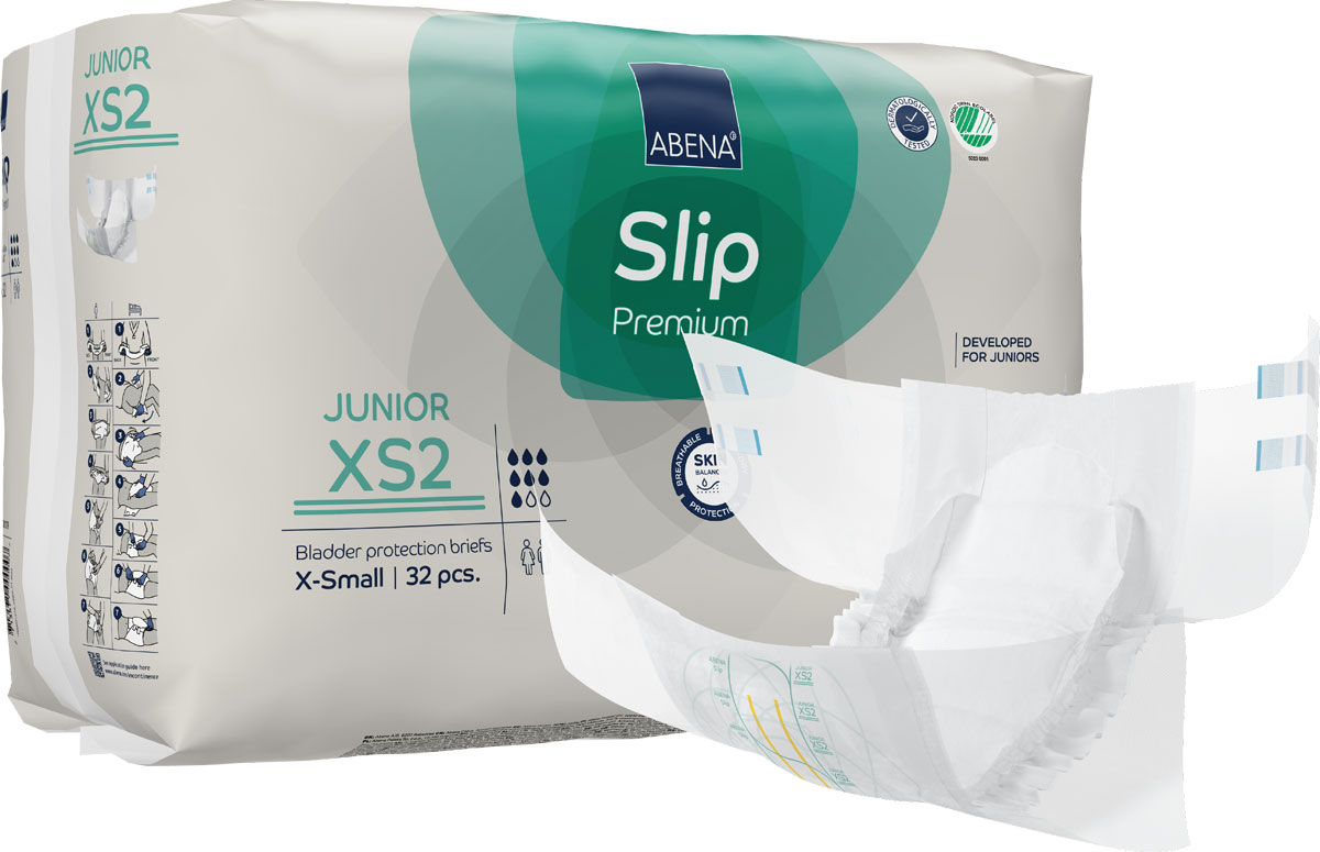 ABENA Slip JUNIOR (Premium XS2) - Windeln für Kinder ab 5 Jahre, 32 Stück Pack
